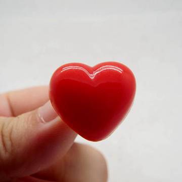 Amor en forma de corazón melocotón ojos accesorios de juguete felpa muñeca nariz en forma de corazón nariz animal de dibujos animados nariz roja