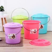 厂家批发宿舍手提桶 多规格家用塑料圆水桶 学生储水手提洗车桶