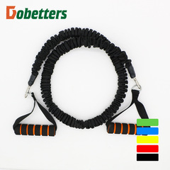 Professional Fitness One-Word Pull-Up Strap Latex Resistance Band Elastic Rope Pull-Up Trainer Strength Training Set