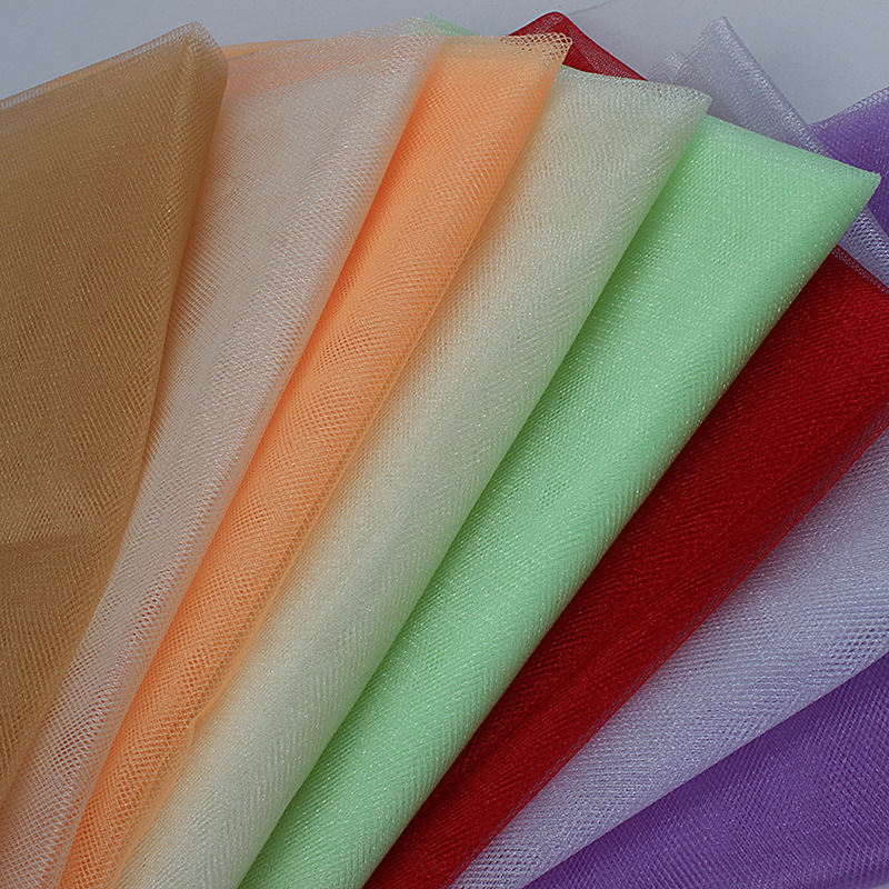 【百晟新品】锦纶闪光菱角网 饰品布装饰布婚纱服装面料 批发现货