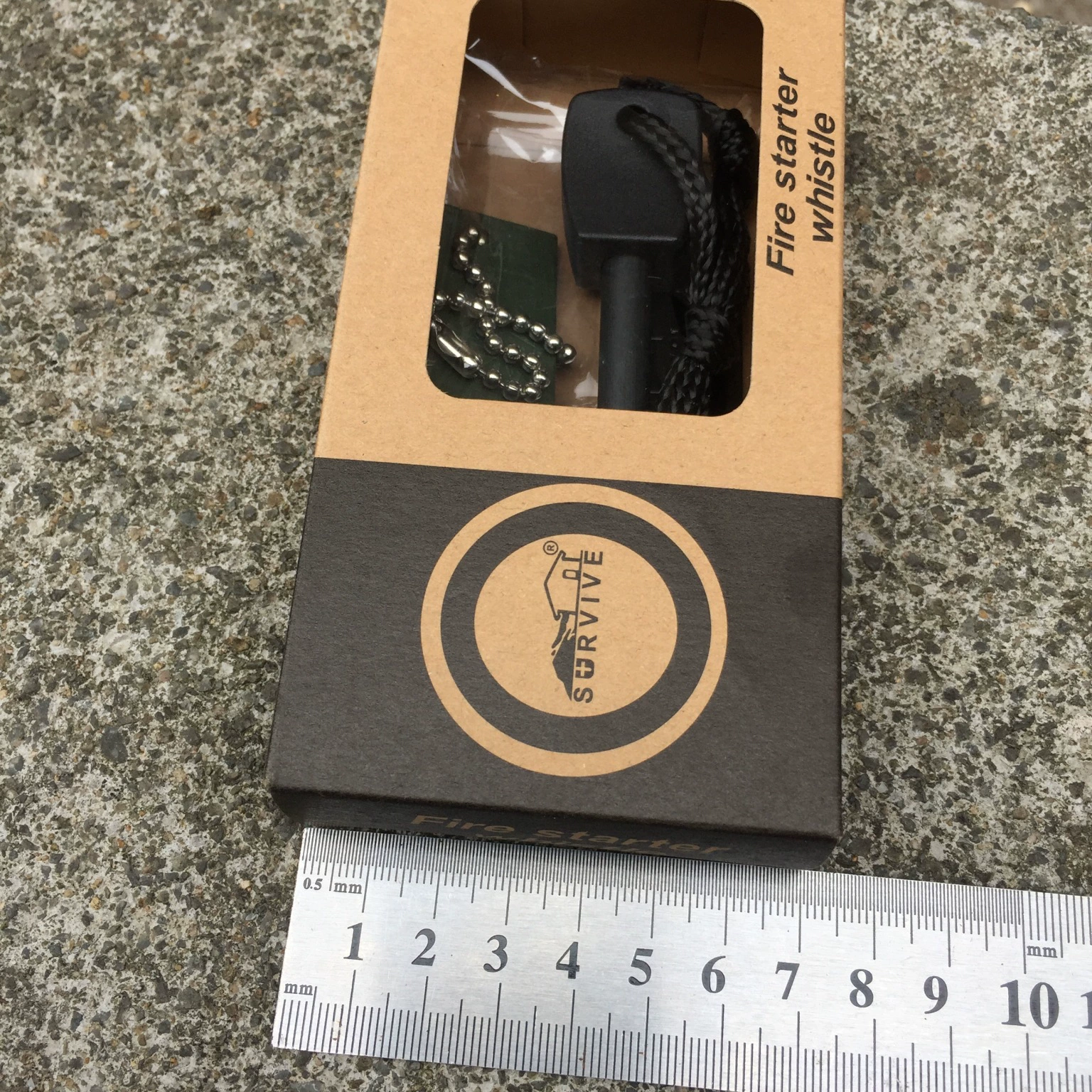 Travel lighter, whistle, gift box, set