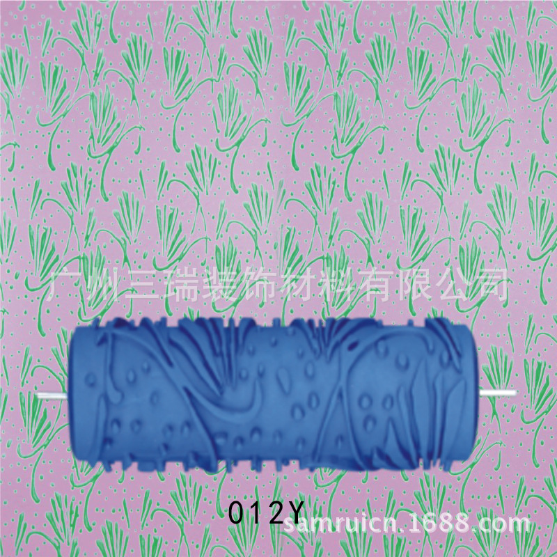 5 pulgadas líquido papel pintado rodillo de impresión pared cepillo herramienta papel pintado moleteado molde pared arte pintura rodillo de impresión 001Y