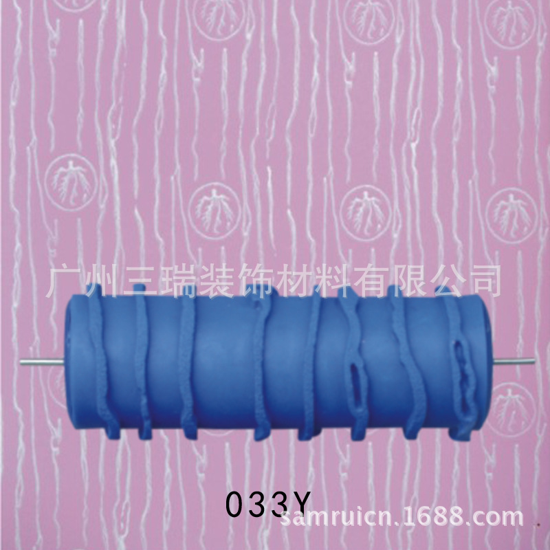 5 pulgadas líquido papel pintado rodillo de impresión pared cepillo herramienta papel pintado moleteado molde pared arte pintura rodillo de impresión 001Y