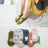 Summer breathable cartoon colored invisible cute socks