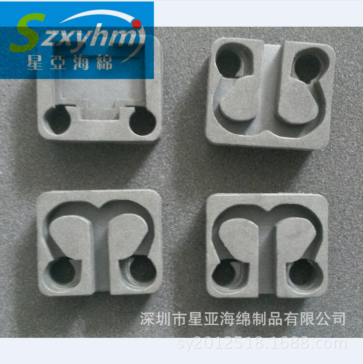 电子高低密度海绵加工 泡棉单面贴合3m双面胶垫 防震厚垫底座包装