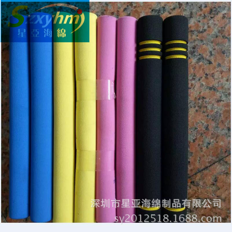 供应便捷式防滑手把套 彩色各异的橡塑管手把套 NBR橡塑手把套