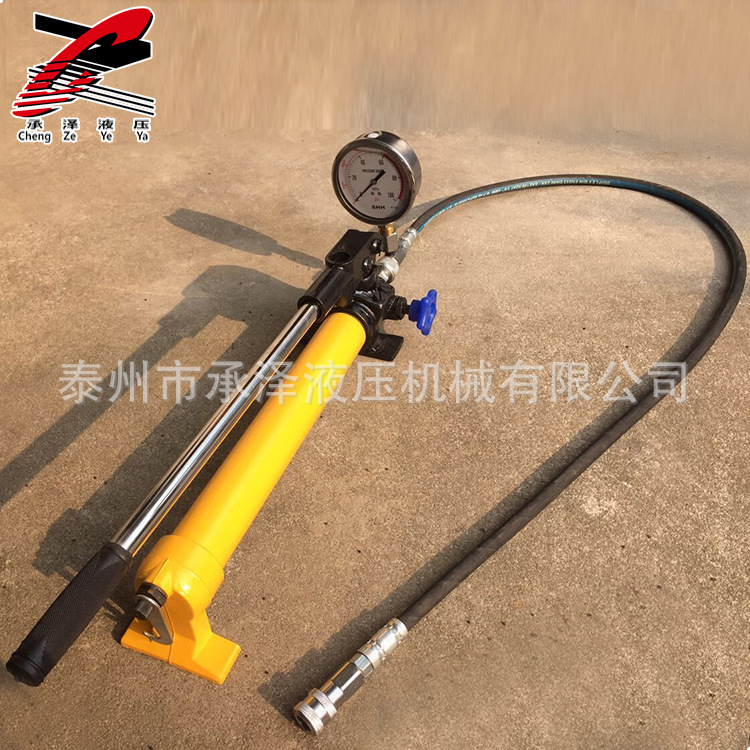 单双向手动液压泵 双作用双回路手动油泵 大流量大容量油泵