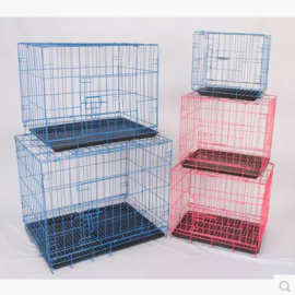 宠物泰迪狗笼子图片折叠加粗大型中型小型犬狗笼子 猫笼子兔子笼