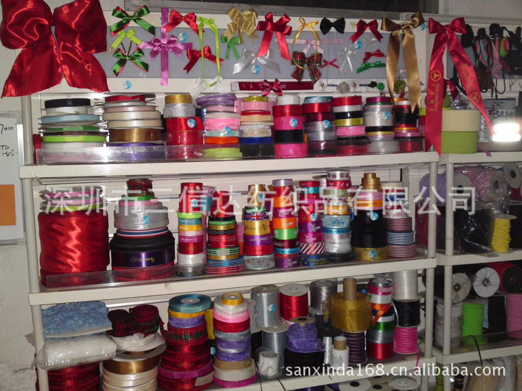 毛衣蝴蝶结节庆蝴蝶结彩带各种图案 印刷带 汽车彩带 礼品蝴蝶结