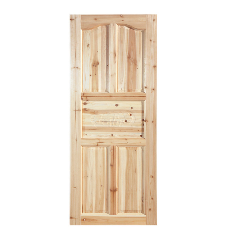 New Chinese style Wufu door fir log room suit doors and windows interior door solid wood door sliding door folding glass Valley
