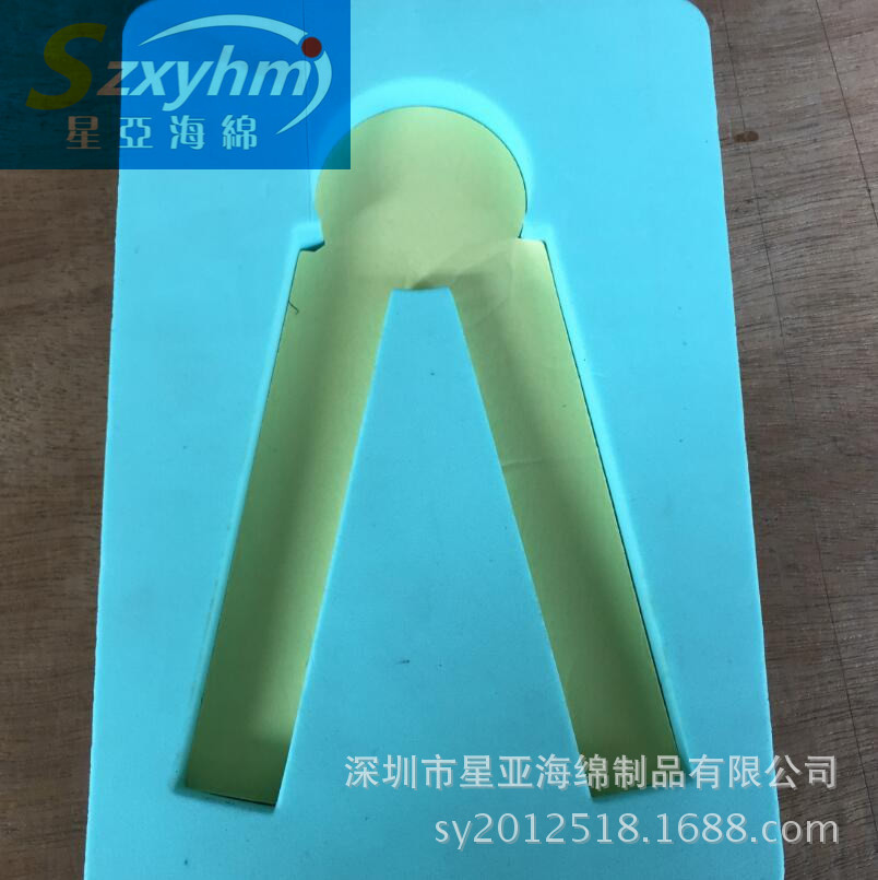 手表盒海绵小枕头 高发泡异型内胆盒 EVA镂铣雕刻成型制品