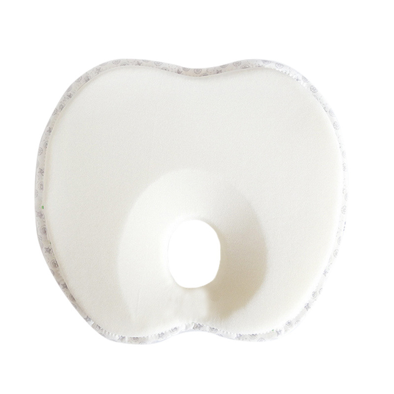 Bebé que forma la almohada bebé oso Apple almohada anti-Desviación cabeza esponja transpirable cuatro estaciones disponibles suministros maternos e infantiles