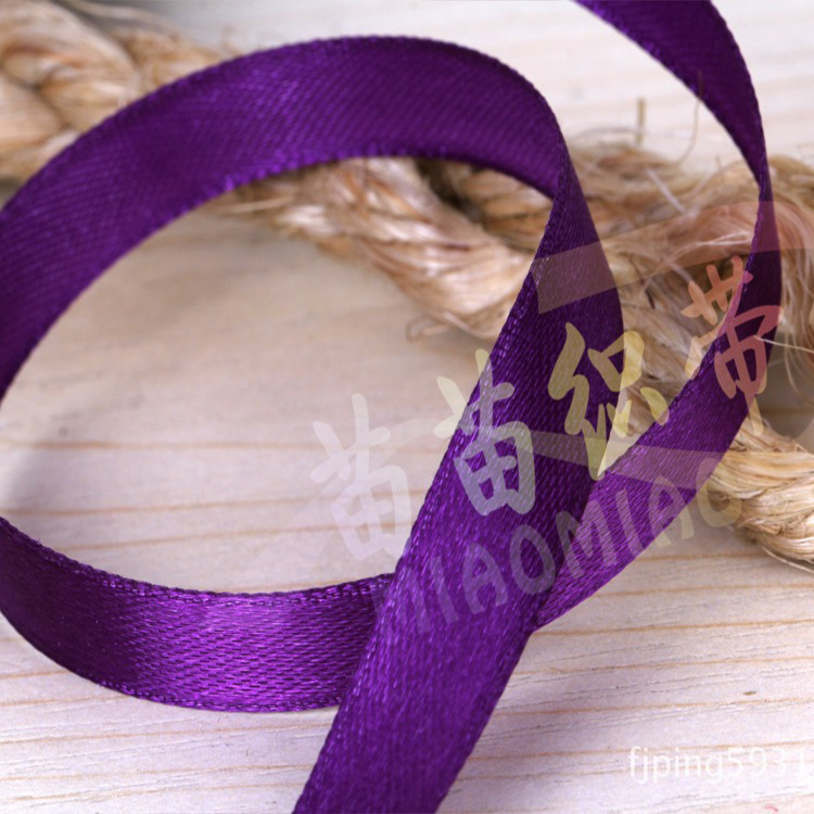 彩色3分涤纶缎带 服饰家纺产业用印花织带 多色品质纺织铺料