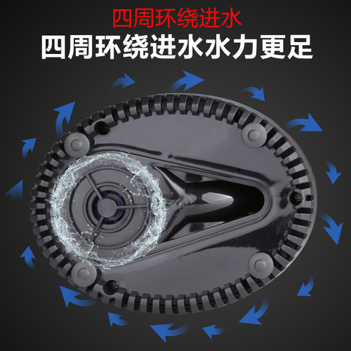 Fish tank submersible pump bottom suction aquarium water pump bottom filter silent fecal suction water change pump bottom suction pump