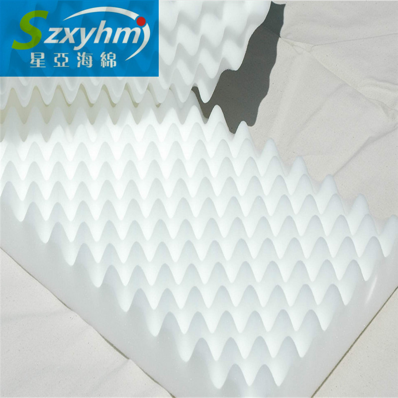 大波峰保温室内材质防火彩色吸音海绵高密度微孔棉厂家批发