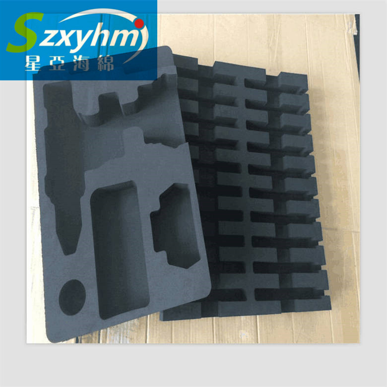 泡棉 一体成型厂家EVA泡棉定 制异型雕刻内托 工具盒防震植绒雕刻