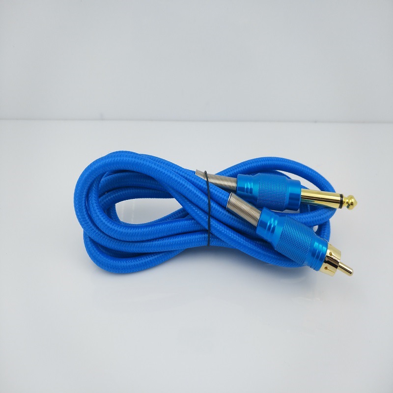 Nueva línea de gancho de piel de serpiente de tatuaje línea de gancho RCA línea de gancho máquina de tatuaje equipo línea de gancho interruptor de potencia producción al por mayor