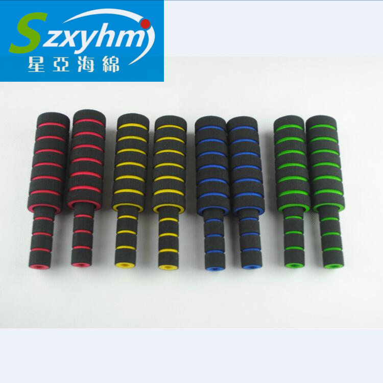 厂家直销20mm内径海绵手把套，NBR海绵空心管。打磨防滑手柄套