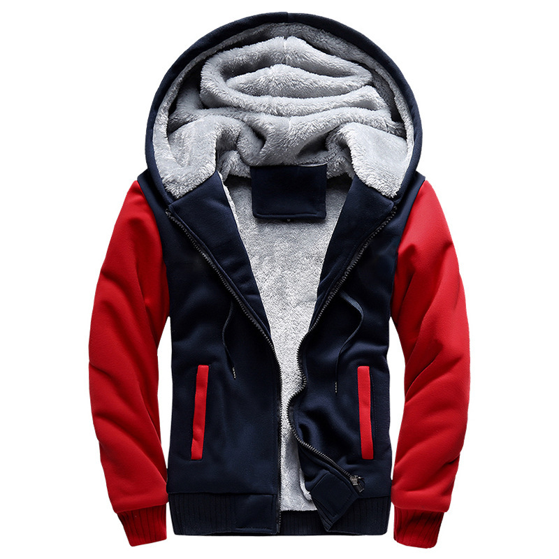 Cross-border Explosions Men's Sweatshirt Hooded Autumn and Winter Clothing Men's Baseball Clothing Men's Coat Sports fleece-lined Thickened Men's Clothing Cross-border Explosions Men's Sweatshirt Hooded Autumn and Winter Clothing Men's Baseball Clothing Men's Coat Sports fleece-lined Thickened Men's Clothing