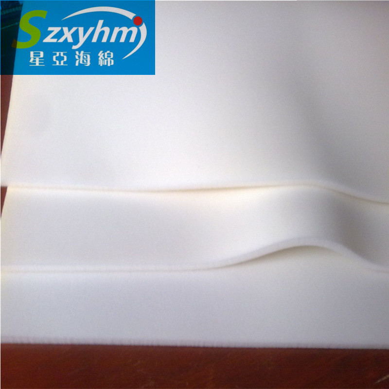 现货纯白抗黄海绵片聚氨酯材料防火棉8mm厚度免费拿样