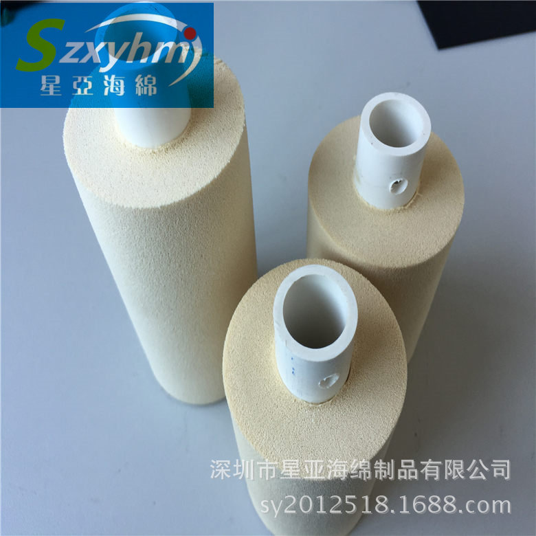 供应星亚直销PVA白色吸水海绵滚轮Pva吸水海绵滚轮白色高密度海绵