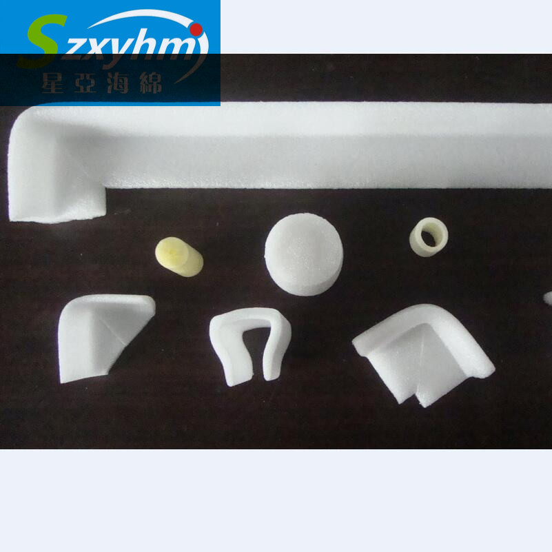 异形化妆品EVA包装盒 白色高弹海绵垫 异形贴合加工EPE珍珠棉填充