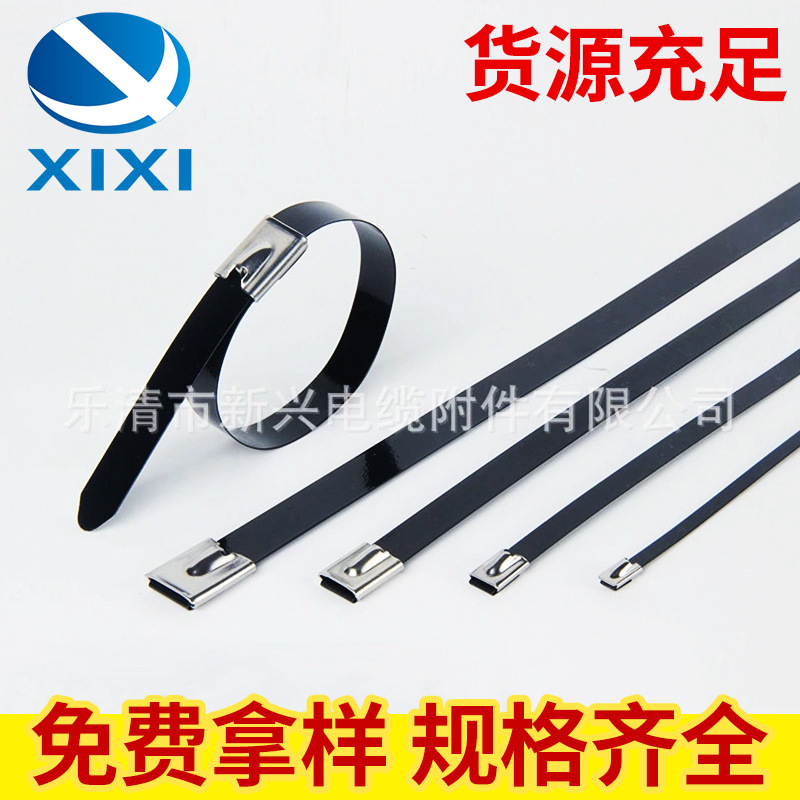 不锈钢扎带滚珠自锁4.6mm-16mm之间绑扎带 304材质任意规格齐全