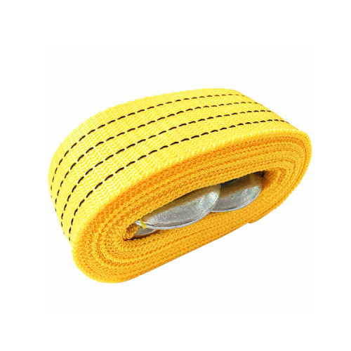 Car nylon tow rope self-driving car emergency tool 4 meters 3 tons strong towing rope car fault tow hook