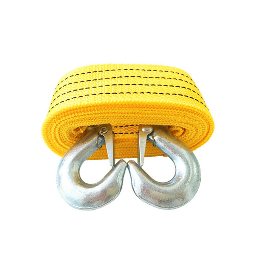 Car nylon tow rope self-driving car emergency tool 4 meters 3 tons strong towing rope car fault tow hook