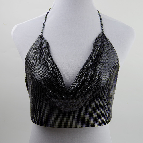 Accessories sexy clothing chain necklace aluminum mesh fabric chest chain body chain new product body chain