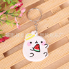 Cartoon doll PVC, silica gel keychain from soft rubber, transport, school bag, backpack accessory