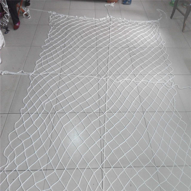 现货直销4*6米鱼塘防护网 货物防护网 尼龙绳网 货柜防坠网