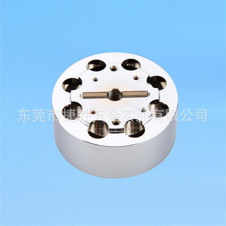 捷胜五金不锈钢CNC精密件加工 圆型多孔底座 台阶式底座 来图来样