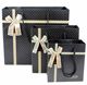Black Raindrop Clothing Gift Accompanying Gift Handbag High Color Value Packing Bag Gift Box Bag Paper Bag