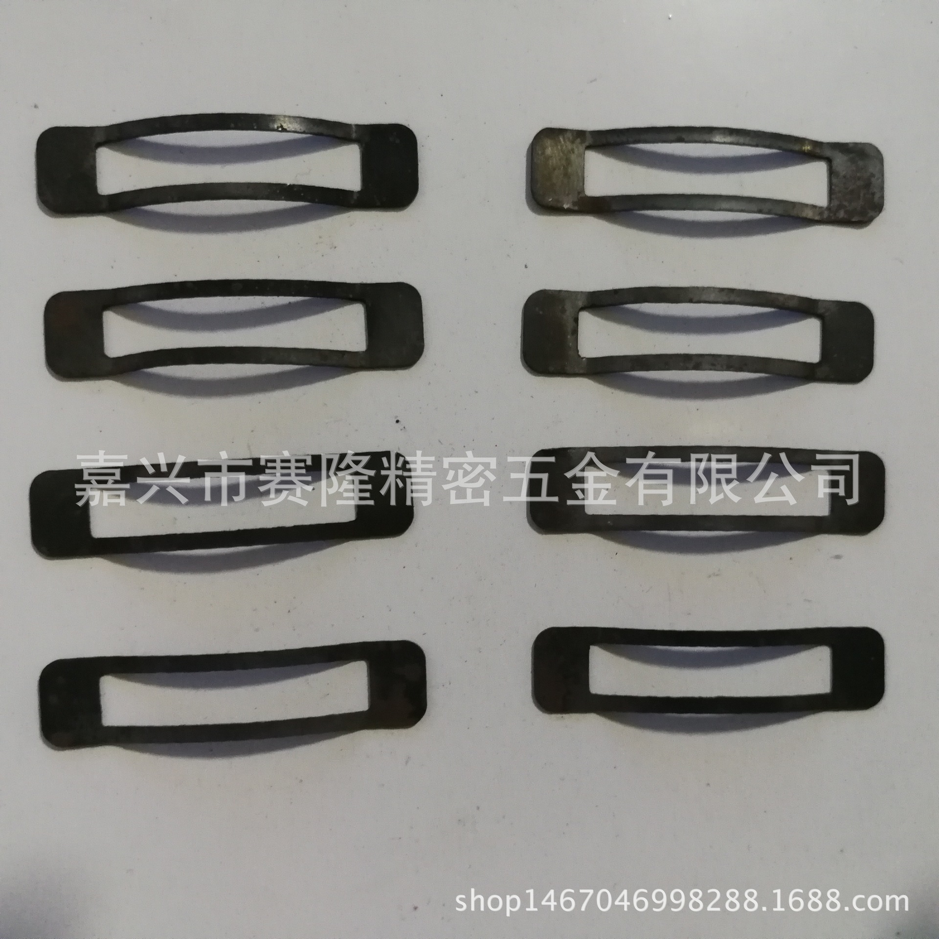 嘉兴冲压工厂 电机弹片 连续模冲压 0.4mm65Mn弹簧片 小五金冲压