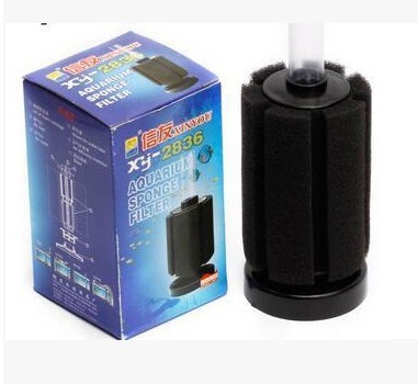 Hada de agua del filtro del tanque de peces de hadas de agua filtro bioquímico filtro de agua inversa elevación de aire de basura de succión