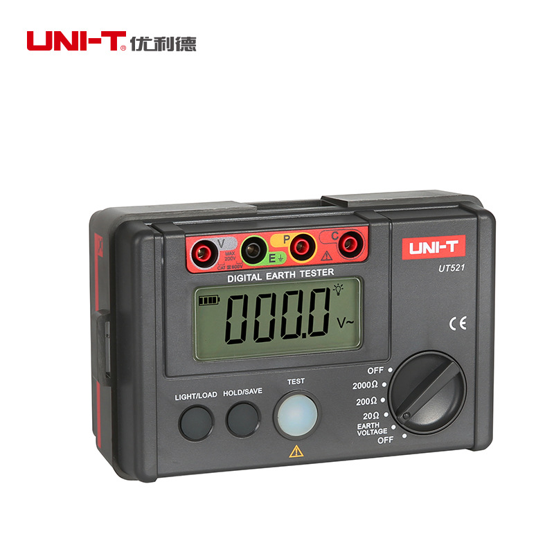 优利德UT521/UT522数字接地电阻测试仪回路高精度防雷接地电阻仪