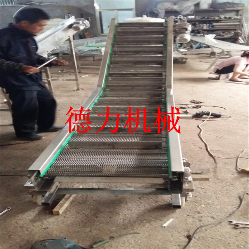 食品网带输送机 水果蔬菜清洗流水线 冷却输送线