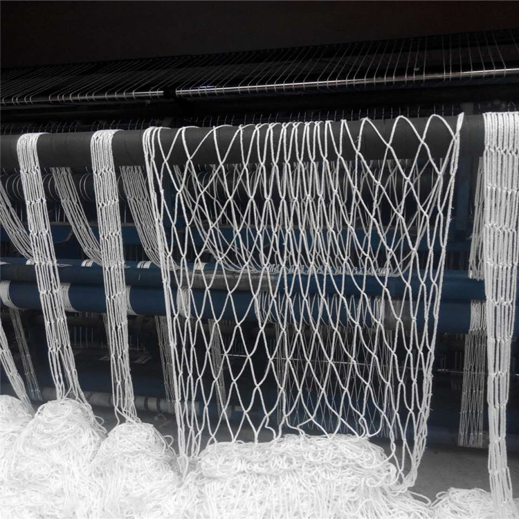 白色绳子网  集装箱尾部防护挡网 货柜防护拦  集装箱防