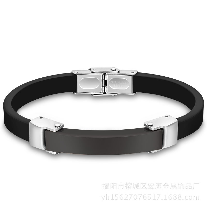 European and American Men's Women's Bracelet Leather Bracelet Stainless Steel Curved Brand Engraving Bracelet DIY Personalized Couple Bracelet European and American Men's Women's Bracelet Leather Bracelet Stainless Steel Curved Brand Engraving Bracelet DIY Personalized Couple Bracelet