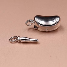 厂家大量供应925银元宝扣子 DIY饰品珍珠项链扣 插棒扣豌豆扣