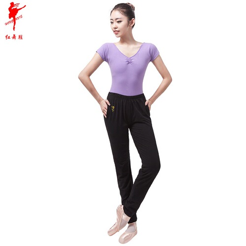 Red dance shoes, thin cotton tight pants, radish casual pants for men and women, tight-fitting aerobics dance pants for men and women 20330