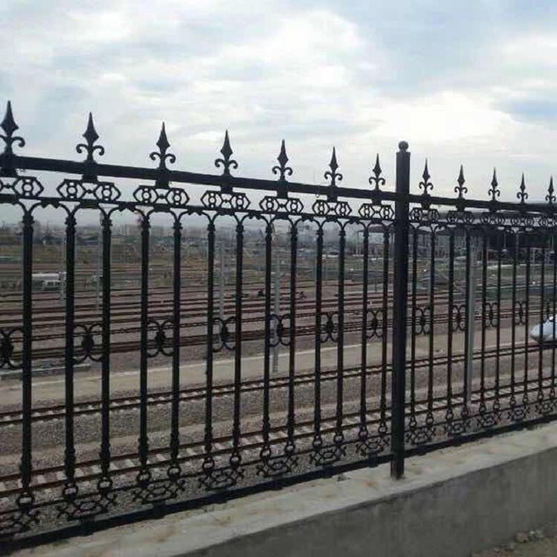铸铁护栏 小区别墅铁艺围栏 铸铁栏杆 铁艺大门