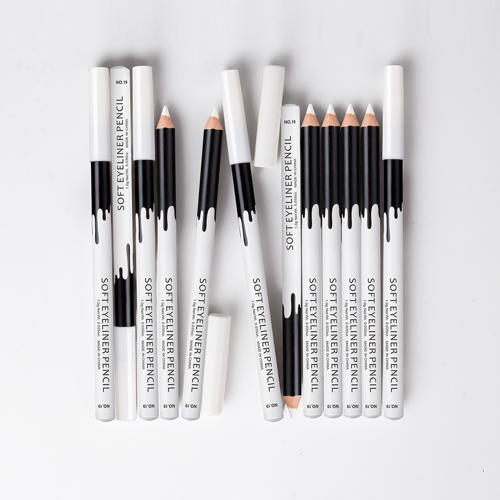 Menow Silkworm White Brightening Highlight Pen 12 Pieces/Box Long-Lasting Waterproof Eyeshadow Pen Factory Direct Sales