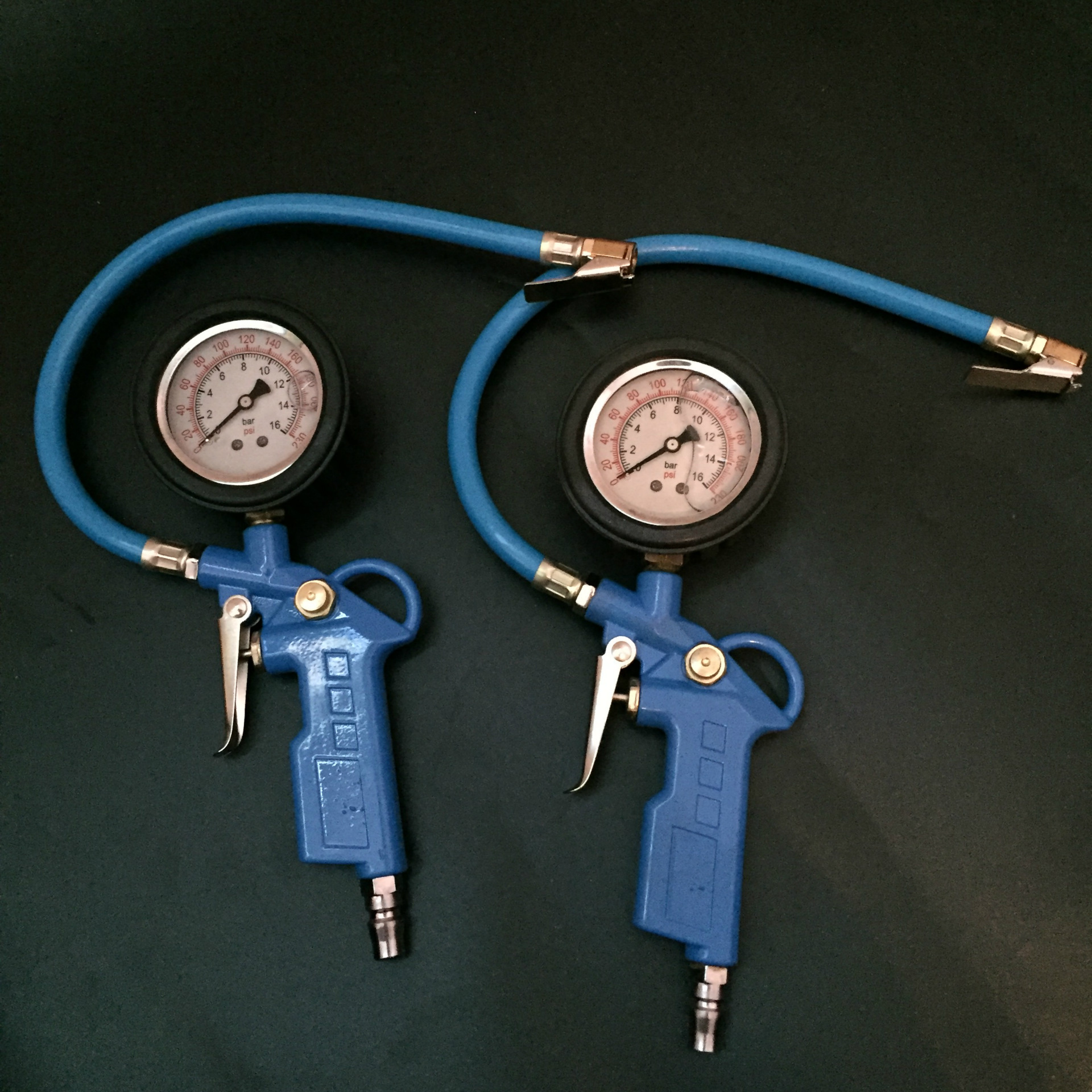 油压式胎压枪胎压表轮胎压力表汽车胎压计充气枪打气嘴