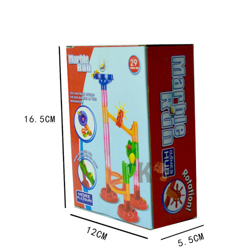 Orbital Building Blocks Ball 105PCS Three-dimensional Maze 3D Pipe DIY Enlightenment Puzzle Building Blocks Cross-Border Toys