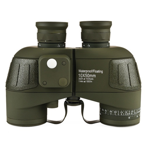 Nautical compass telescope high-power high-definition Maifeng waterproof 10X50 compass low-light night vision ranging telescope