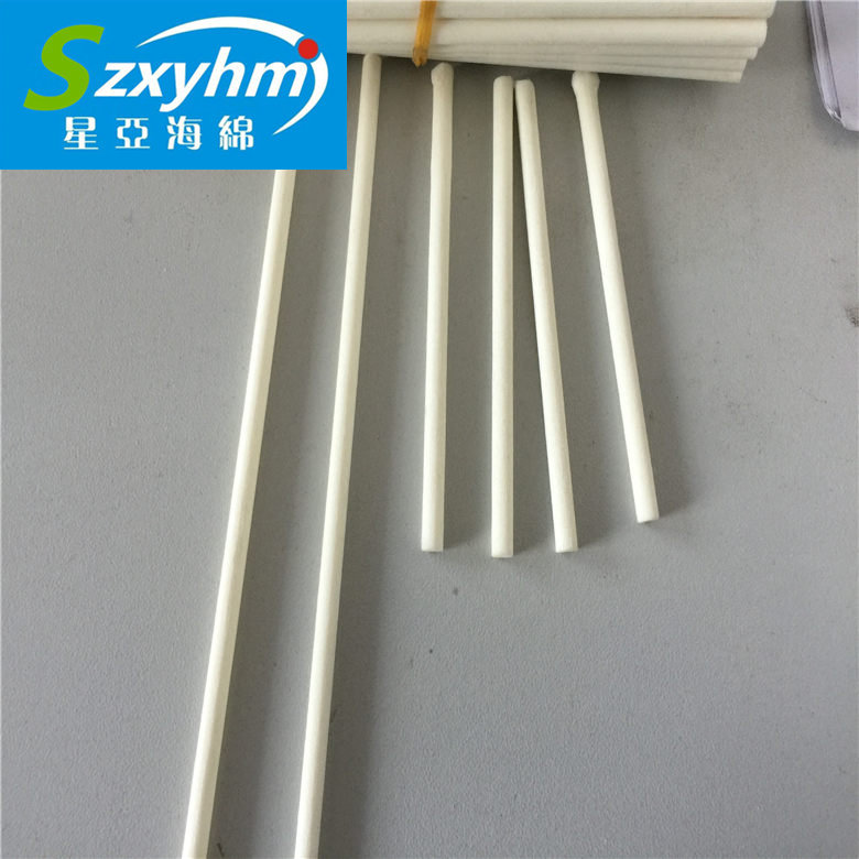 白色海绵柱高纤维吸水棉芯防震线切割泡棉柱香水吸水棉芯