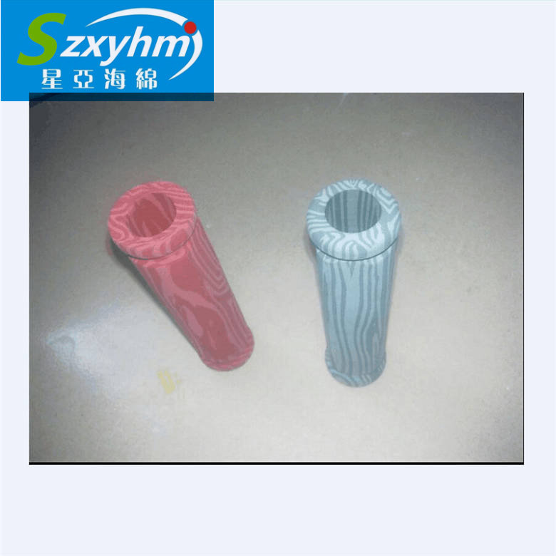 混色EVA管套海绵轻便手把套高发泡EVA中空管制作厂家