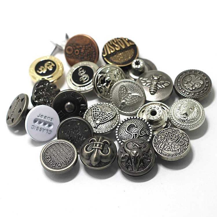 Spot small batch of strap pants zinc alloy buttons buckle jeans buckle multiple zinc alloy shaking head buckle workers buckle two -in